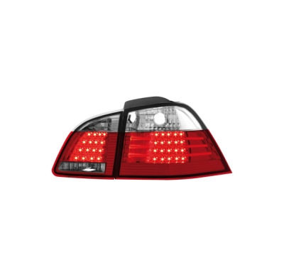 Pilotos Led Bmw E61 Touring 04-10_ Rojo/Crystal