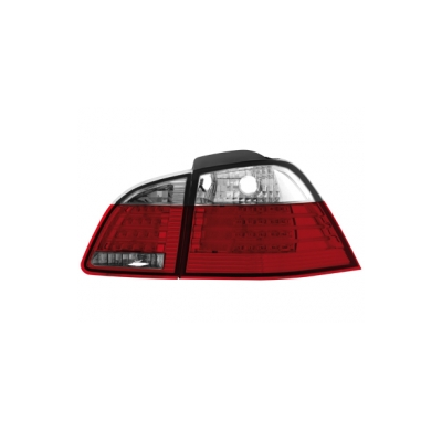 Pilotos Led Bmw E61 Touring 04-10_ Rojo/Crystal