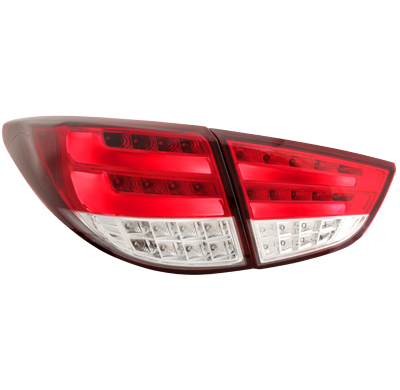 Pilotos Led Hyundai Ix35_2010+_ Rojo/Clear