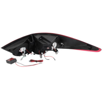 Pilotos Led Hyundai Ix35_2010+_ Rojo/Clear