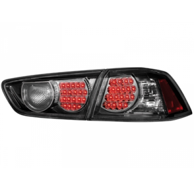 Pilotos Traseros Led Mitsubishi Lancer 08+ _Negro