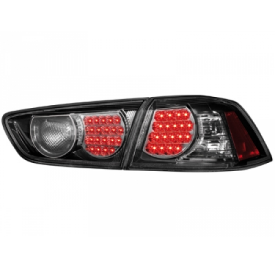 Pilotos Traseros Led Mitsubishi Lancer 08+ _Negro