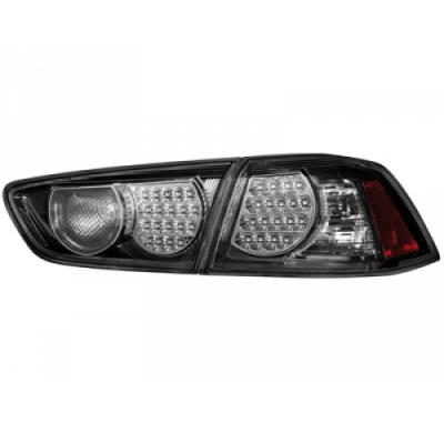 Pilotos Traseros Led Mitsubishi Lancer 08+ _Negro