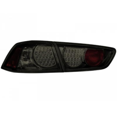 Pilotos Traseros Led Mitsubishi Lancer 08+ _Negro/Ahumado