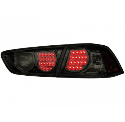 Pilotos Traseros Led Mitsubishi Lancer 08+ _Negro/Ahumado