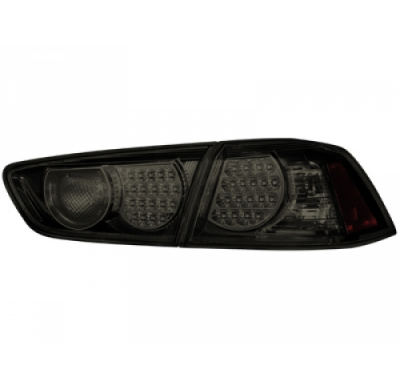 Pilotos Traseros Led Mitsubishi Lancer 08+ _Negro/Ahumado