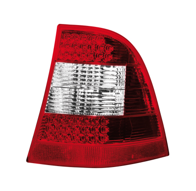 Pilotos Traseros Led Mercedes Benz W163 M Class 98-01_Rojo/Crystal