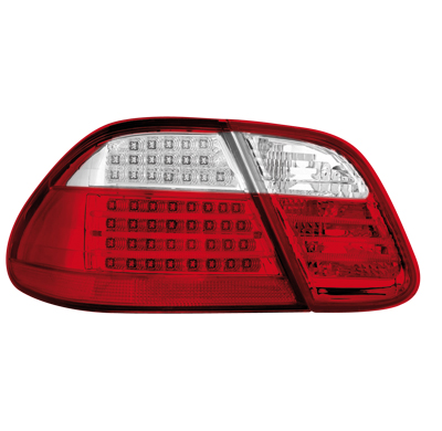 Pilotos Traseros Led Mercedes Benz Clk W208 06.97-02_Rojo/Crystal
