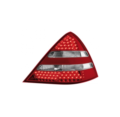 Pilotos Led Mercedes Benz Slk R170 96-04_Rojo/Crystal