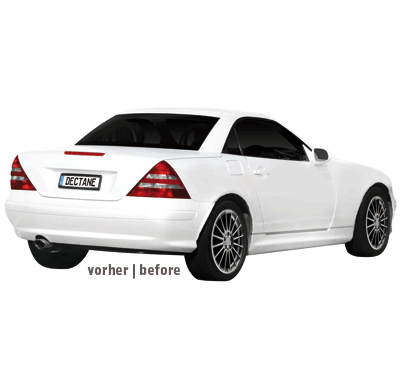 Pilotos Led Mercedes Benz Slk R170 96-04_Rojo/Crystal