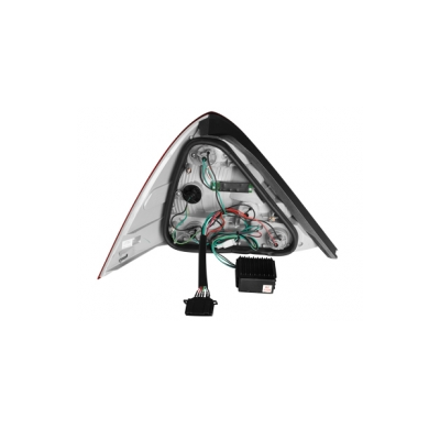 Pilotos Led Mercedes Benz Slk R170 96-04_Rojo/Crystal