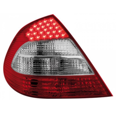 Pilotos Traseros Led Mercedes Benz E W211 Limousine_Rojo/Crystal