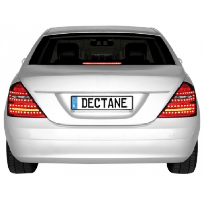 Pilotos Traseros Led Mercedes Benz S W221 Limousine_Rojo/Crystal