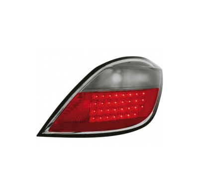 Pilotos Led Opel Astra H 5t 04+ _ Rojo/Ahumado
