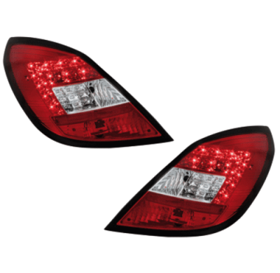 Pilotos Traseros Led Opel Corsa D 06-08 5d_Rojo/Clear