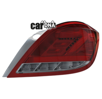 Pilotos Led Opel Astra H Gtc Lightbar_Plata/Rojo/Clea
