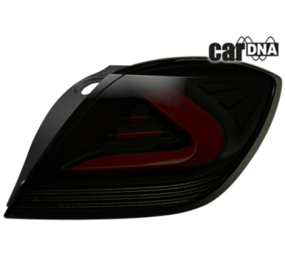 Pilotos Led Opel Astra H Gtc Lightbar_Negro/Ahumado