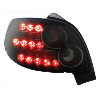 Pilotos Led Peugeot 206 98-09_Negro