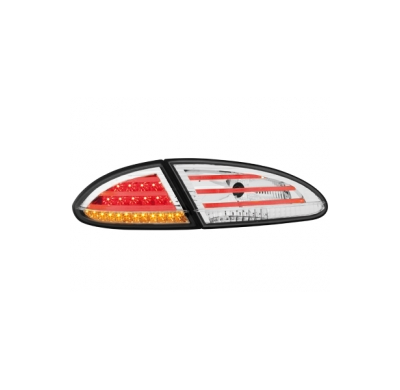 Pilotos Led Seat Leon 05-09 _ 1p _ Chrome