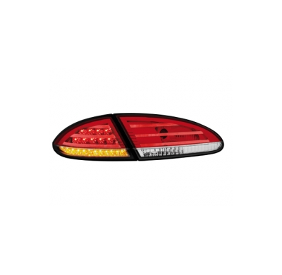 Pilotos Led Seat Leon 05-09 _ 1p _ Rojo/Crystal