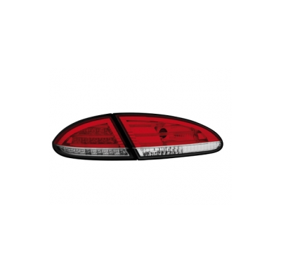 Pilotos Led Seat Leon 05-09 _ 1p _ Rojo/Crystal