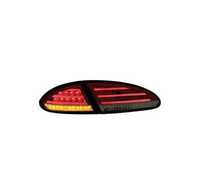 Pilotos Led Seat Leon 05-09 _ 1p _ Rojo/Ahumado