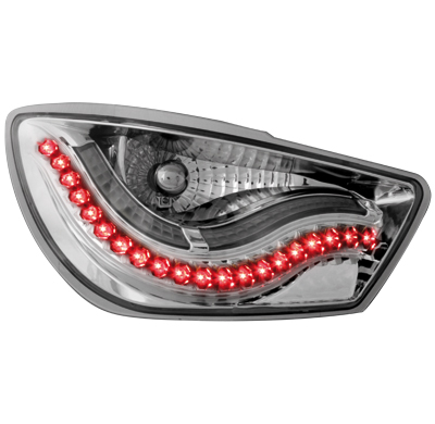 Pilotos Traseros Led Seat Ibiza 6j 04.08+ Crystal