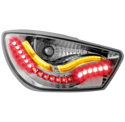 Pilotos Traseros Led Seat Ibiza 6j 04.08+ Crystal