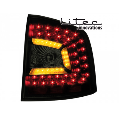 Litec Pilotos Traseros Led Skoda Octavia 1z 08+ _ Negro/Ahumado