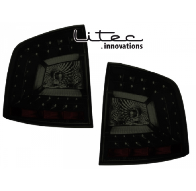 Litec Pilotos Traseros Led Skoda Octavia 1z 08+ _ Negro/Ahumado