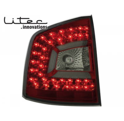 Litec Pilotos Traseros Led Skoda Octavia 1z 08+ _ Rojo/Ahumado