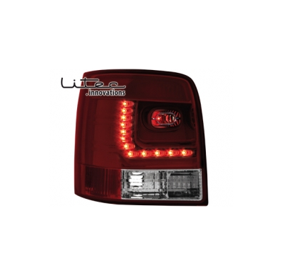 Pilotos Led Vw Passat 3b/G 97-05 _ Rojo/Crystal