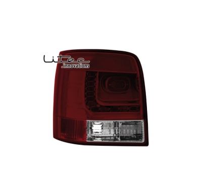 Pilotos Led Vw Passat 3b/G 97-05 _ Rojo/Crystal