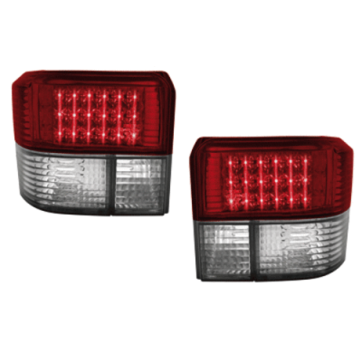 Pilotos Traseros Led Vw T4 90-03_Crystal/Rojo