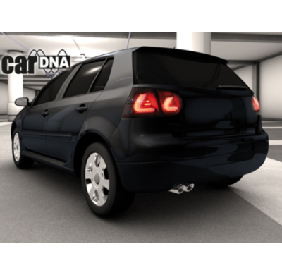 Pilotos Led Vw Golf V 03-09 Lightbar_Rojo/Ahumado