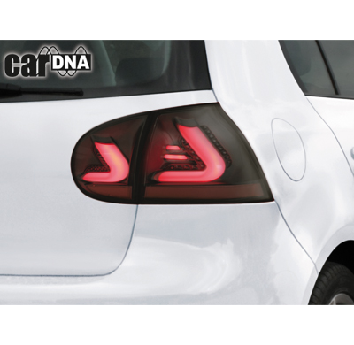 Pilotos Led Vw Golf V 03-09 Lightbar_Negro/Ahumado