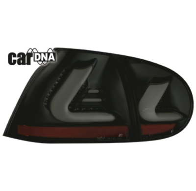 Pilotos Led Vw Golf V 03-09 Lightbar_Negro/Ahumado