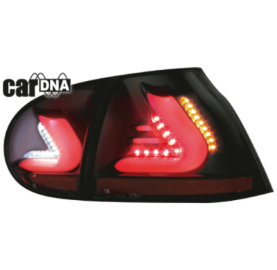 Pilotos Led Vw Golf V 03-09 Lightbar_Negro/Ahumado