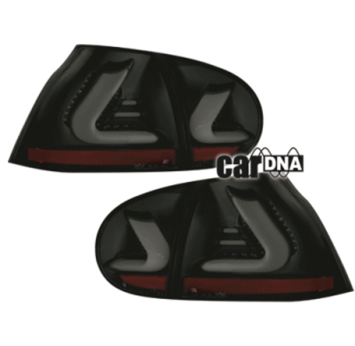 Pilotos Led Vw Golf V 03-09 Lightbar_Negro/Ahumado