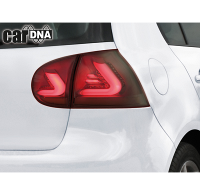 Pilotos Led Vw Golf V 03-09 Lightbar_Rojo/Ahumado