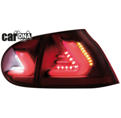 Pilotos Led Vw Golf V 03-09 Lightbar_Rojo/Ahumado