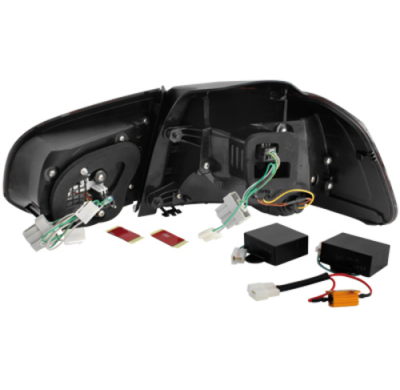 Pilotos Traseros Led Vw Golf Vi 08+ _ Rojo_R-Look