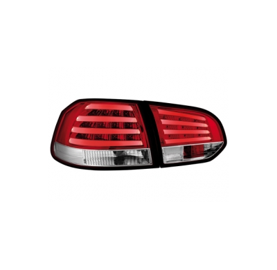 Pilotos Led Vw Golf Vi _Rojo/Crystal