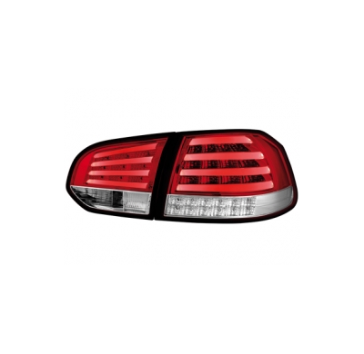 Pilotos Led Vw Golf Vi _ Intermitente De Led_ Rojo/Crystal