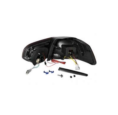 Pilotos Led Vw Golf Vi _ Intermitente De Led_ Rojo/Ahumado