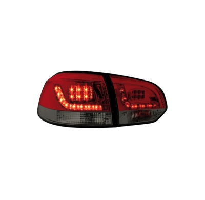 Pilotos Led Vw Golf Vi _Rojo/Ahumado