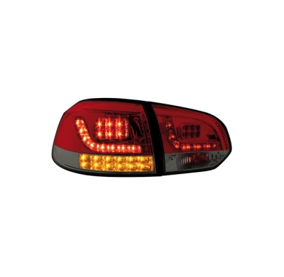 Pilotos Led Vw Golf Vi _Intermitente De Led _Rojo/Ahumado