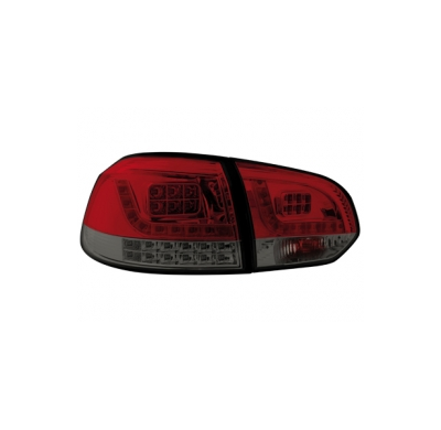 Pilotos Led Vw Golf Vi _Intermitente De Led _Rojo/Ahumado