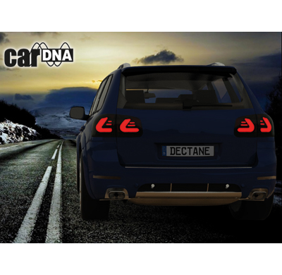 Pilotos Led Vw Touareg Lightbar Negro/Ahumado 2002-2010