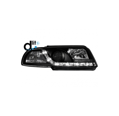 Faros Luz Diurna Audi A4 B5 95-98 _Drl-Optic _ Cromado